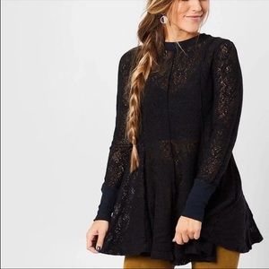 FREE PEOPLE Boho Lace "Coffee in the Morning"